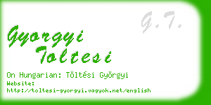 gyorgyi toltesi business card